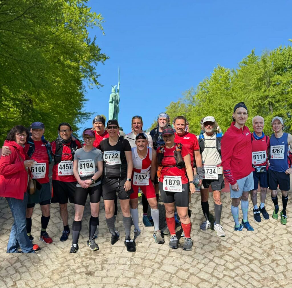 Adler-Langlauf am Start beim Hermannslauf